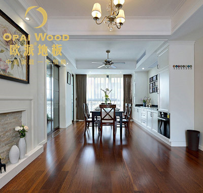 圓盤豆實木地板