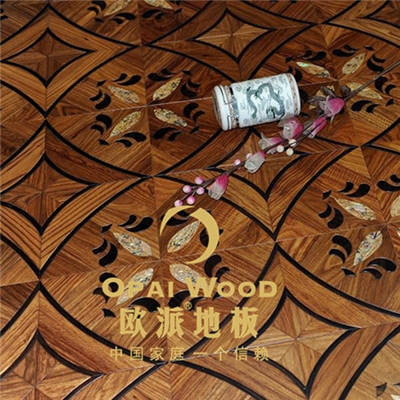 用拼花式木地板盡顯歐式風格